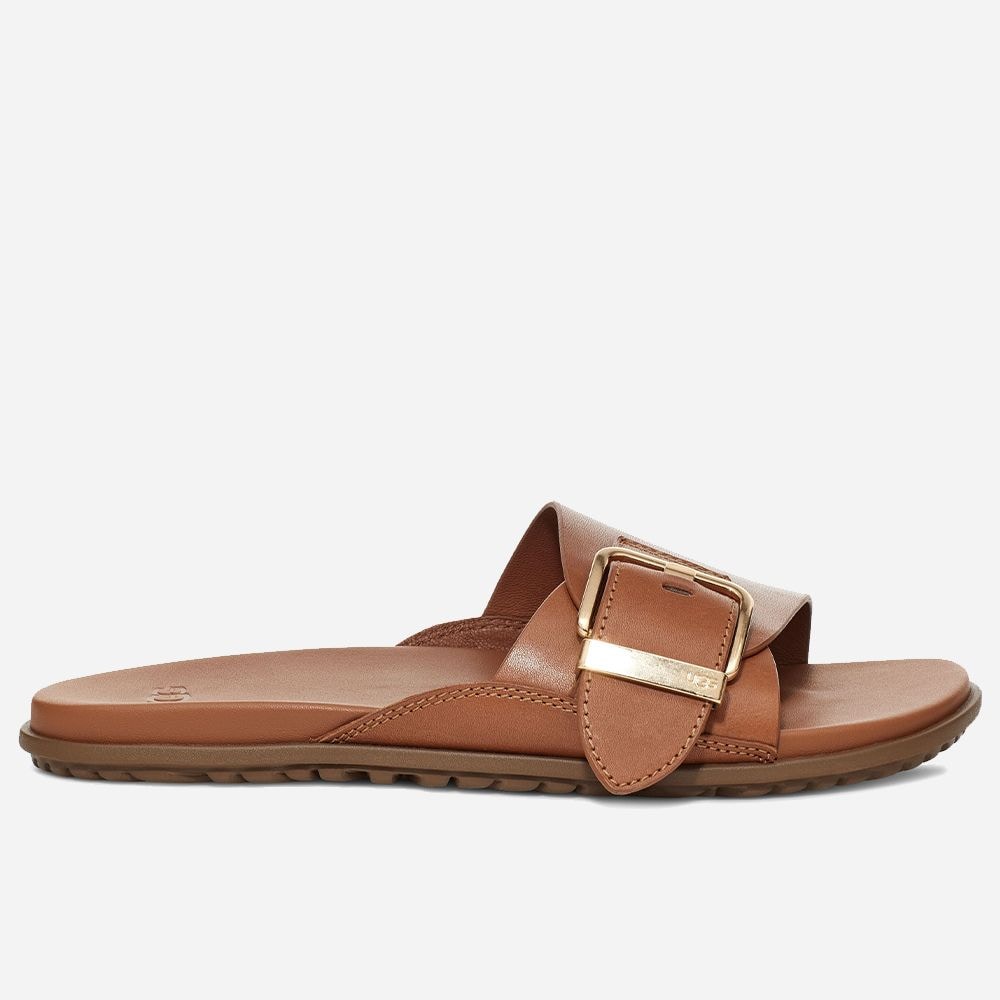 W Solivan Buckle Tan Leather