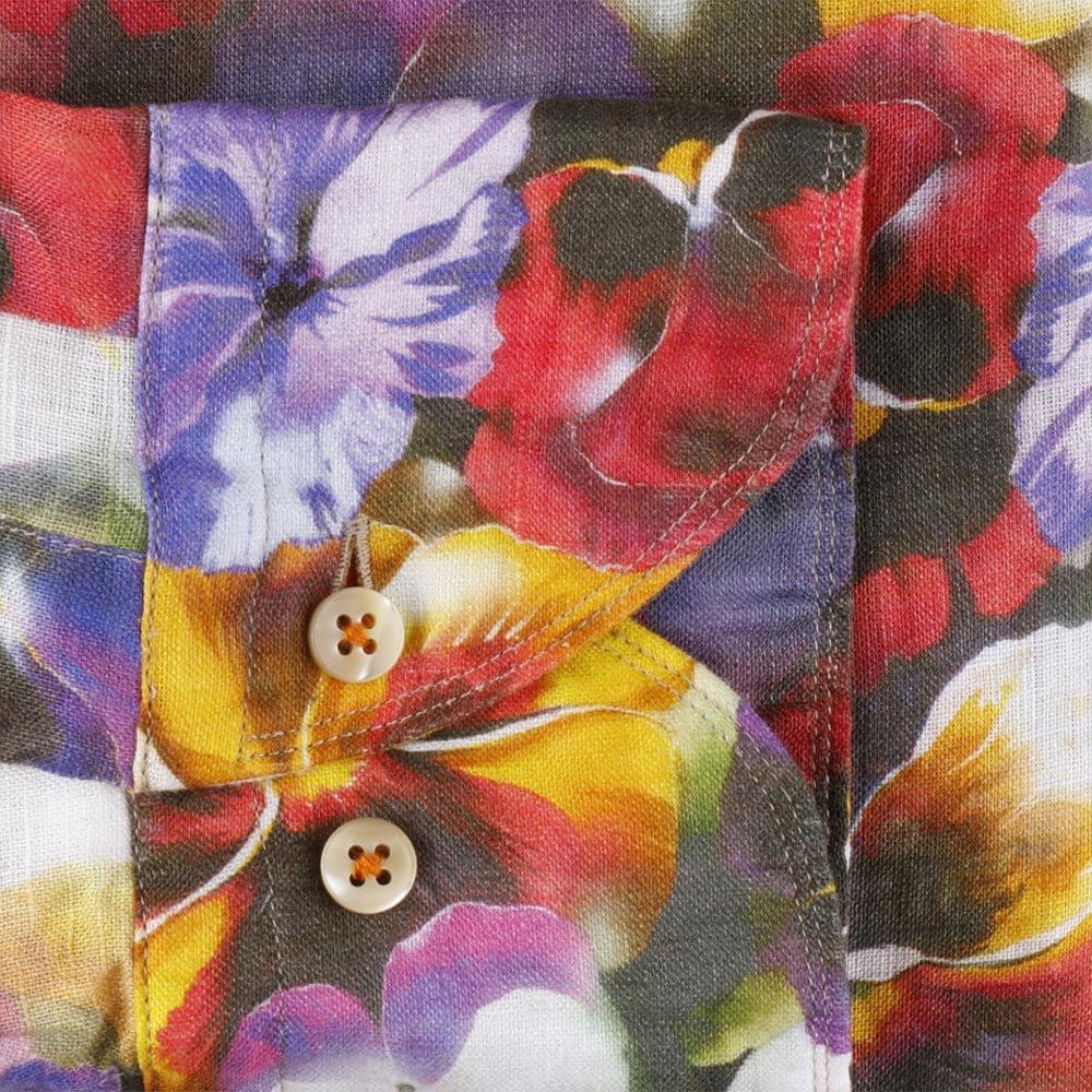 Flower Linen Slim Multi