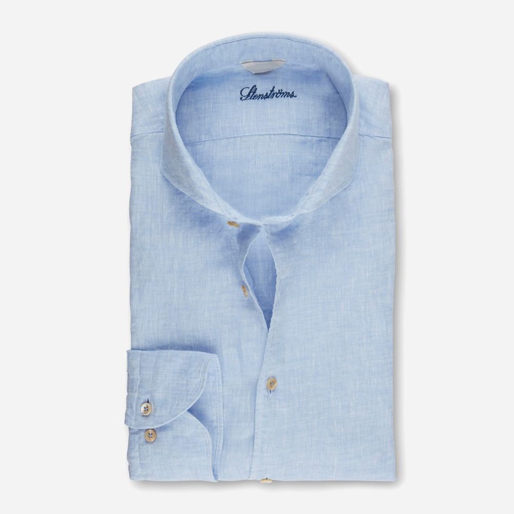Linen Plain Fb Light Blue