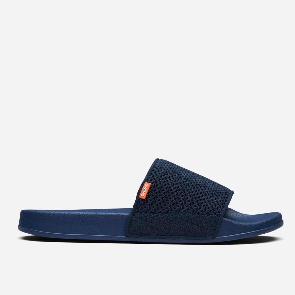 Lounge Pool Slide Navy