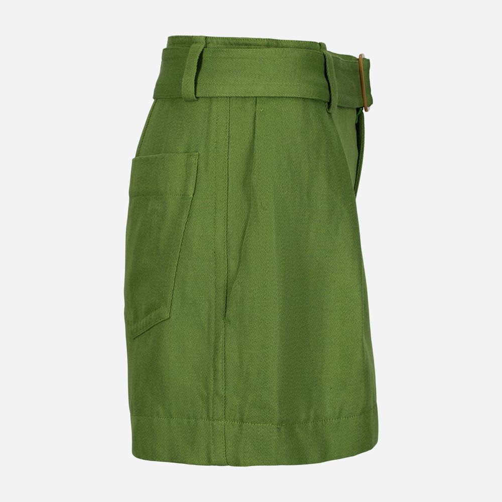 Belted Twill Short Kiwi