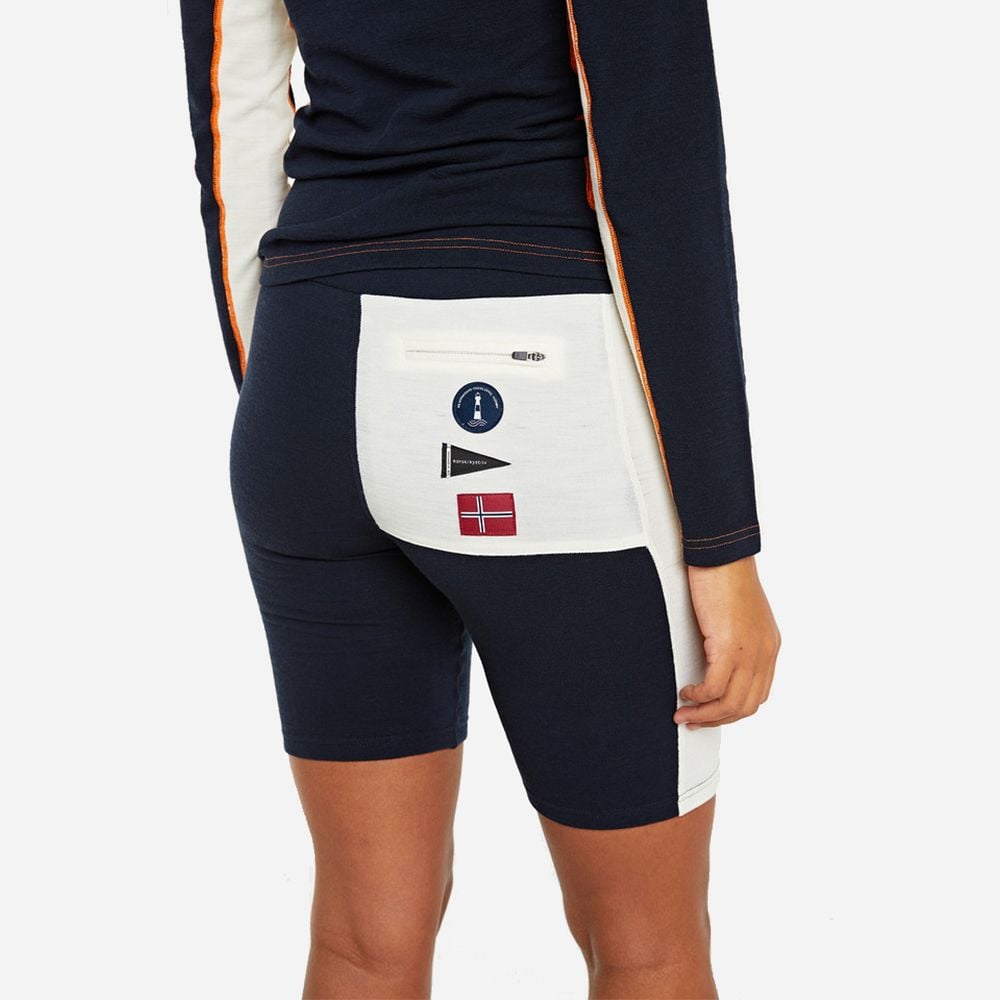 Lindesnes Shorts Woman Navy Blue