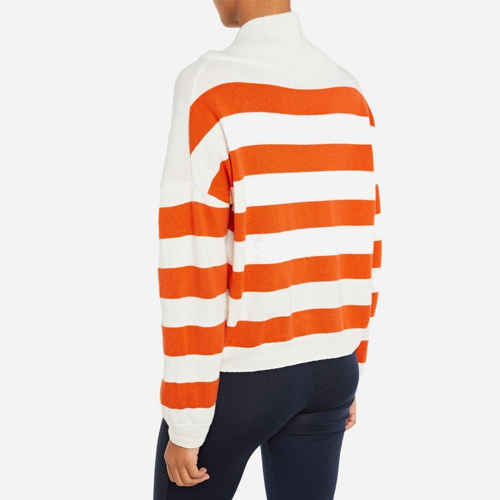 Gullholmen Zip Up Sweater Orange