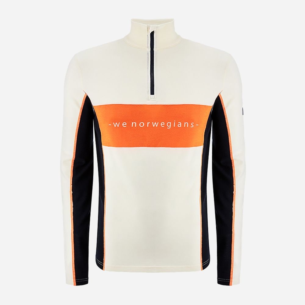 Lindesnes Zip Up Men - Bright White