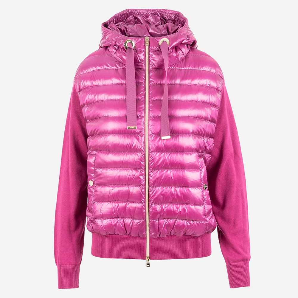 Womans'S Knitted Jacket - Fuxia