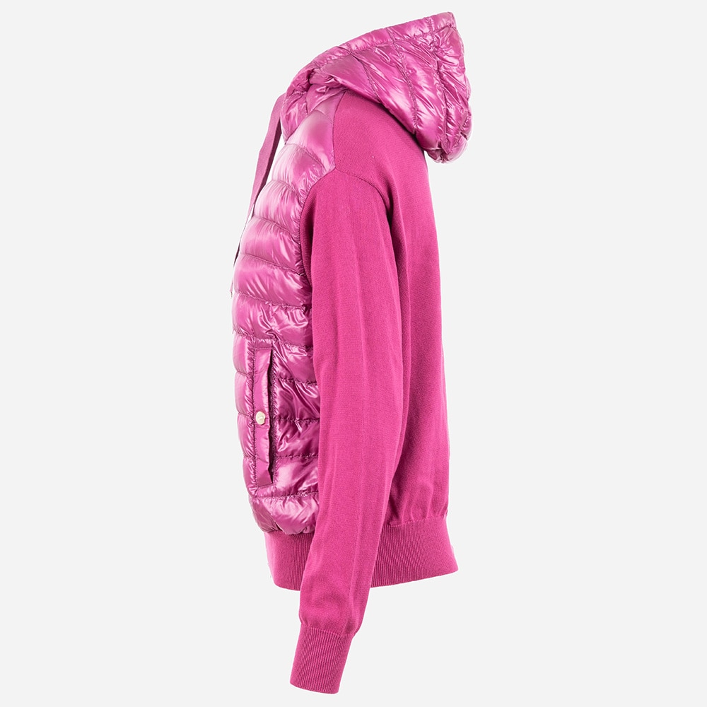 Womans'S Knitted Jacket - Fuxia