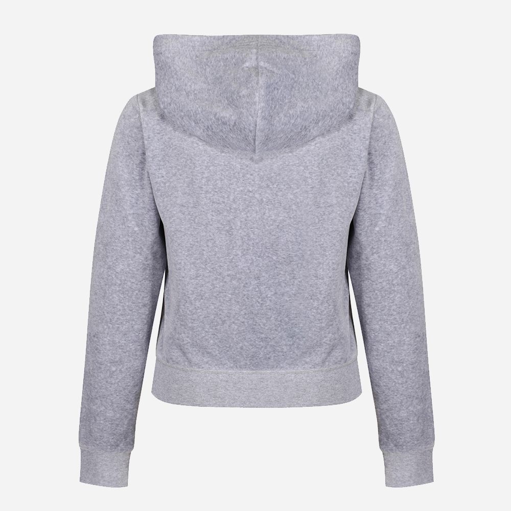 Robertson  Velour Zip - Light Marl