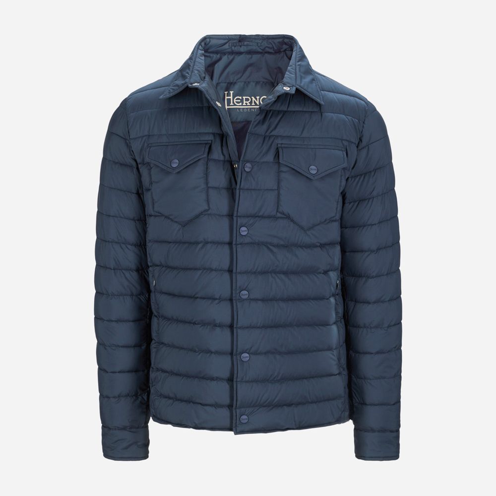 Shirt Jacket Blu