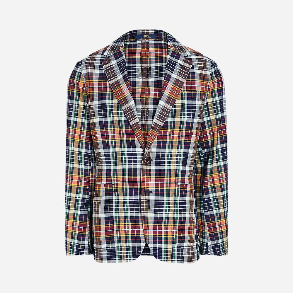 Crltn-Sportcoat Navy/Brown