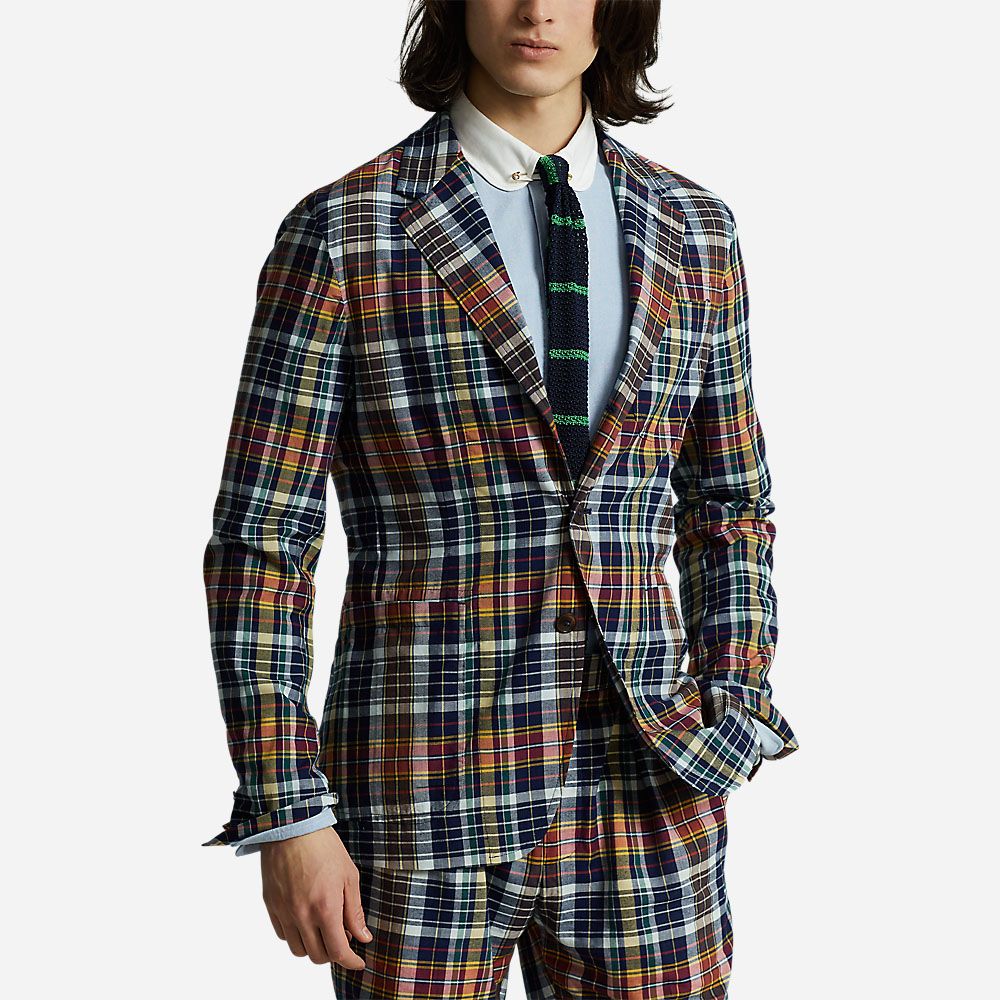 Crltn-Sportcoat Navy/Brown