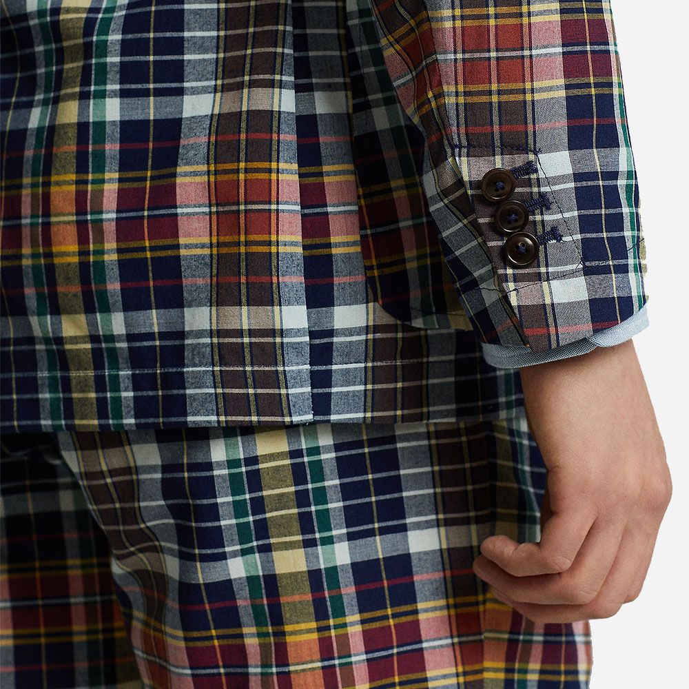 Crltn-Sportcoat Navy/Brown