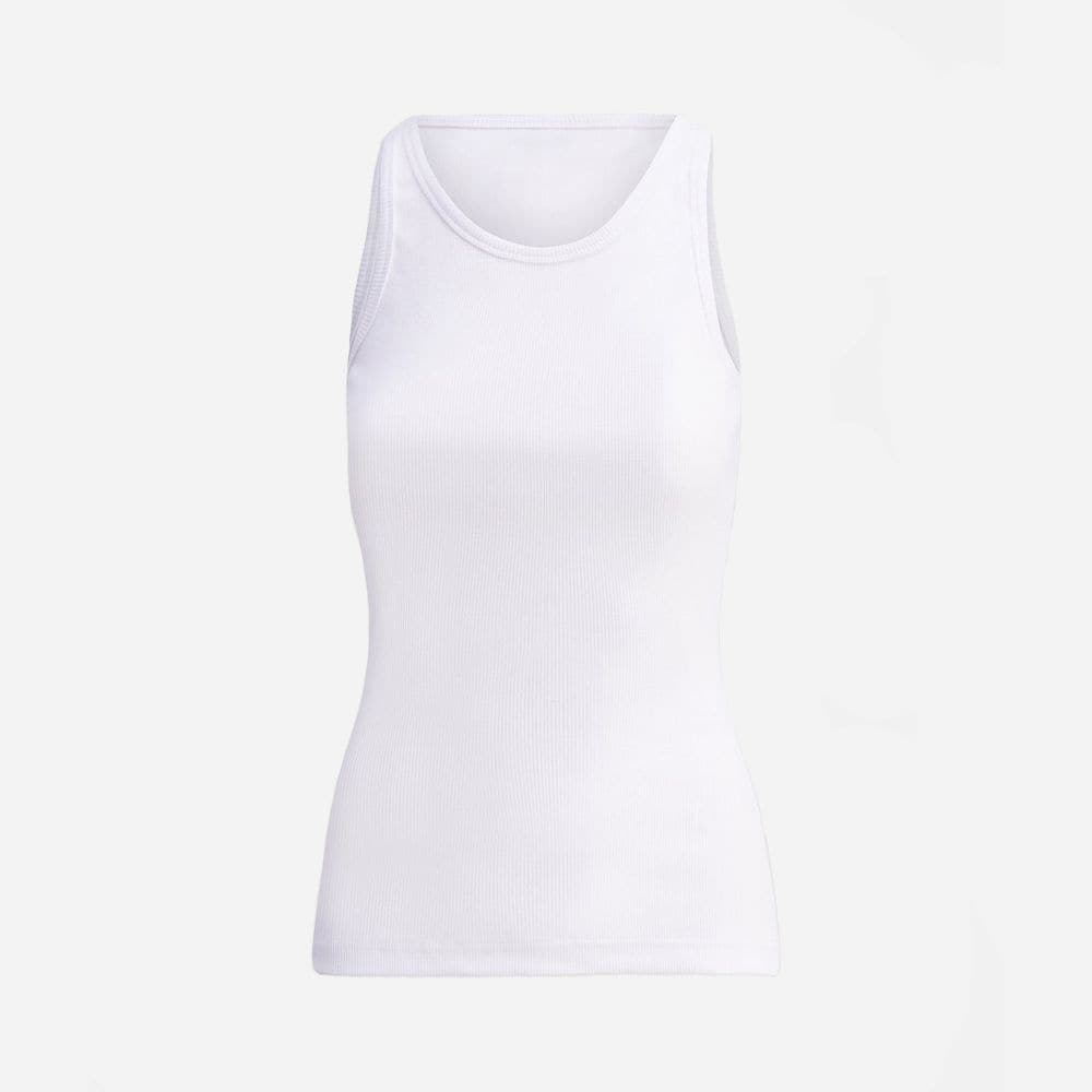 Dops Rib Top White