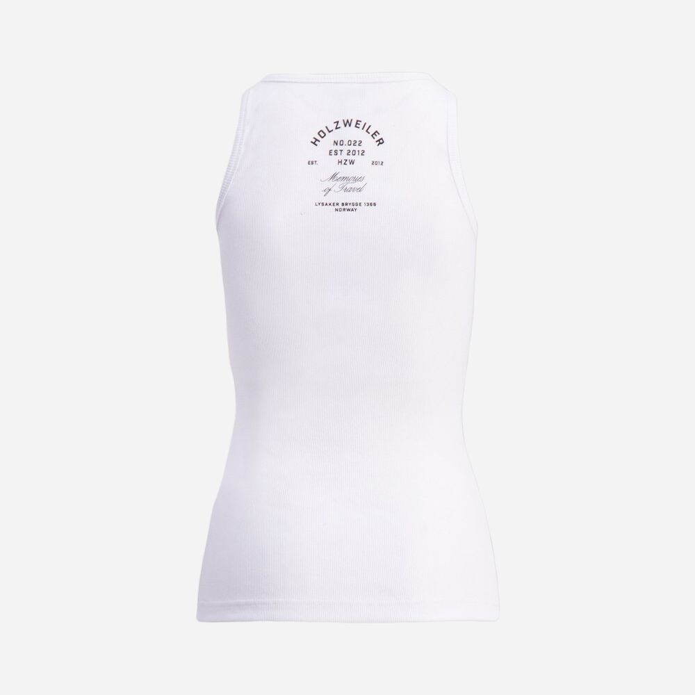Dops Rib Top White