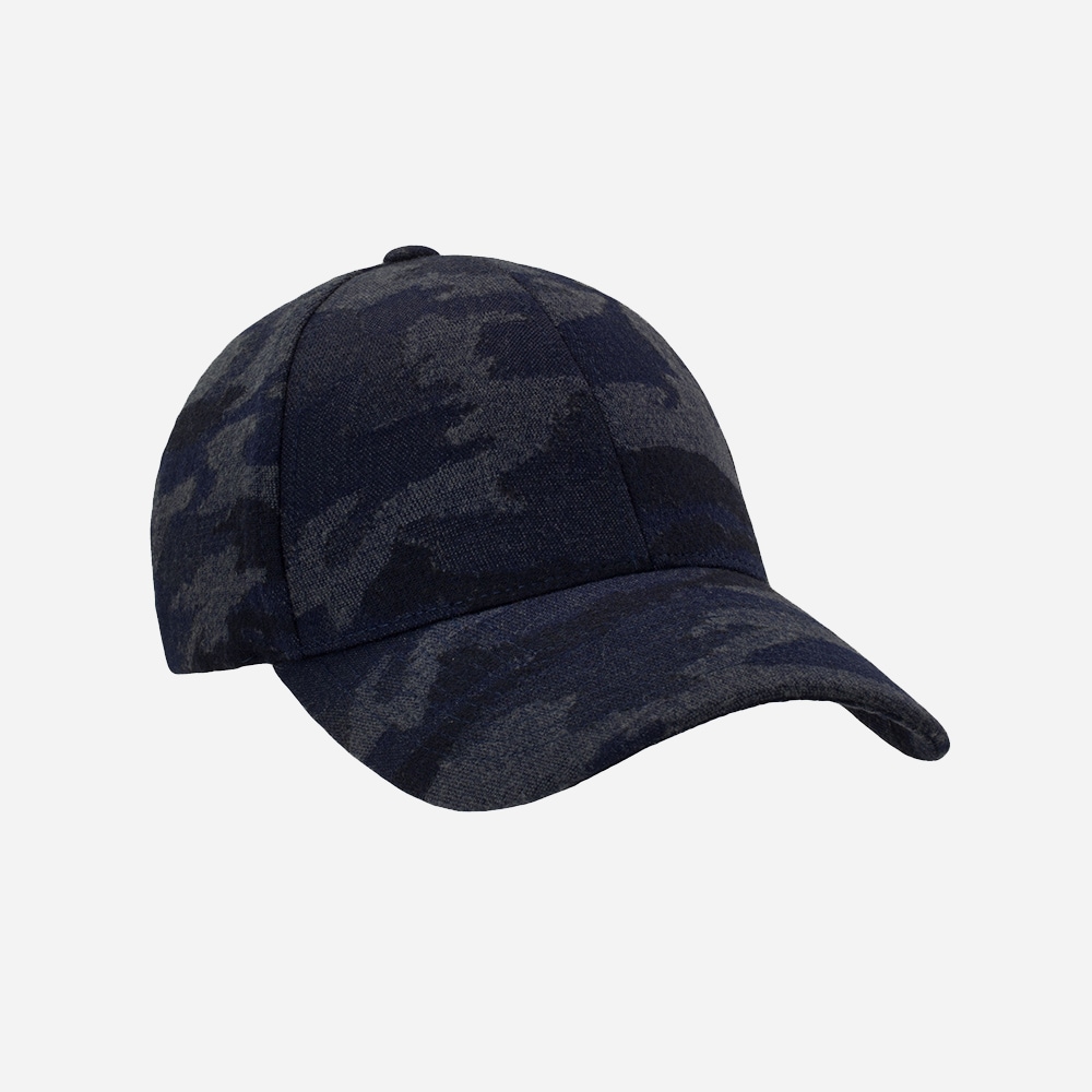 Sodalite Navy Camo Wool