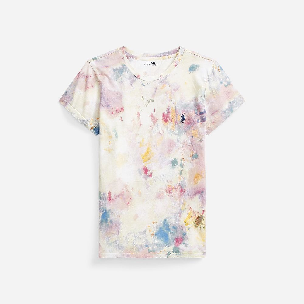 Prnt Rl T-Short Sleeve-T-Shirt Painted Multi