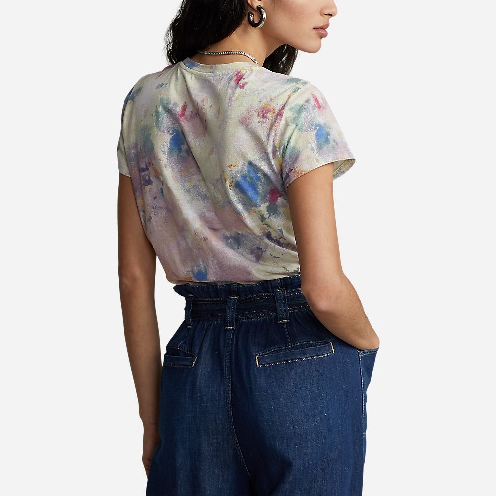 Prnt Rl T-Short Sleeve-T-Shirt Painted Multi