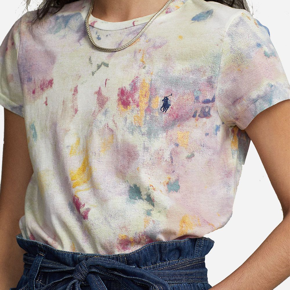 Prnt Rl T-Short Sleeve-T-Shirt Painted Multi