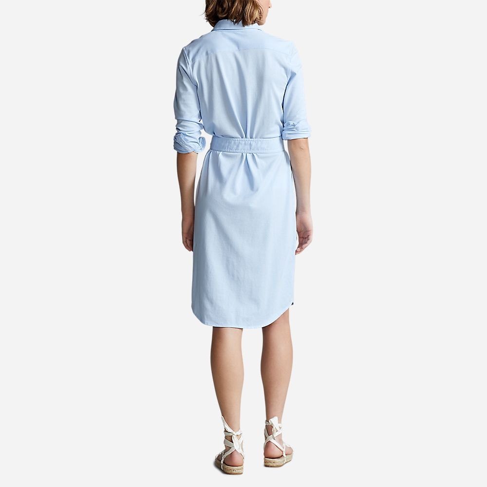 Blt Heidi Dr-Long Sleeve-Casual Dress Elite Blue