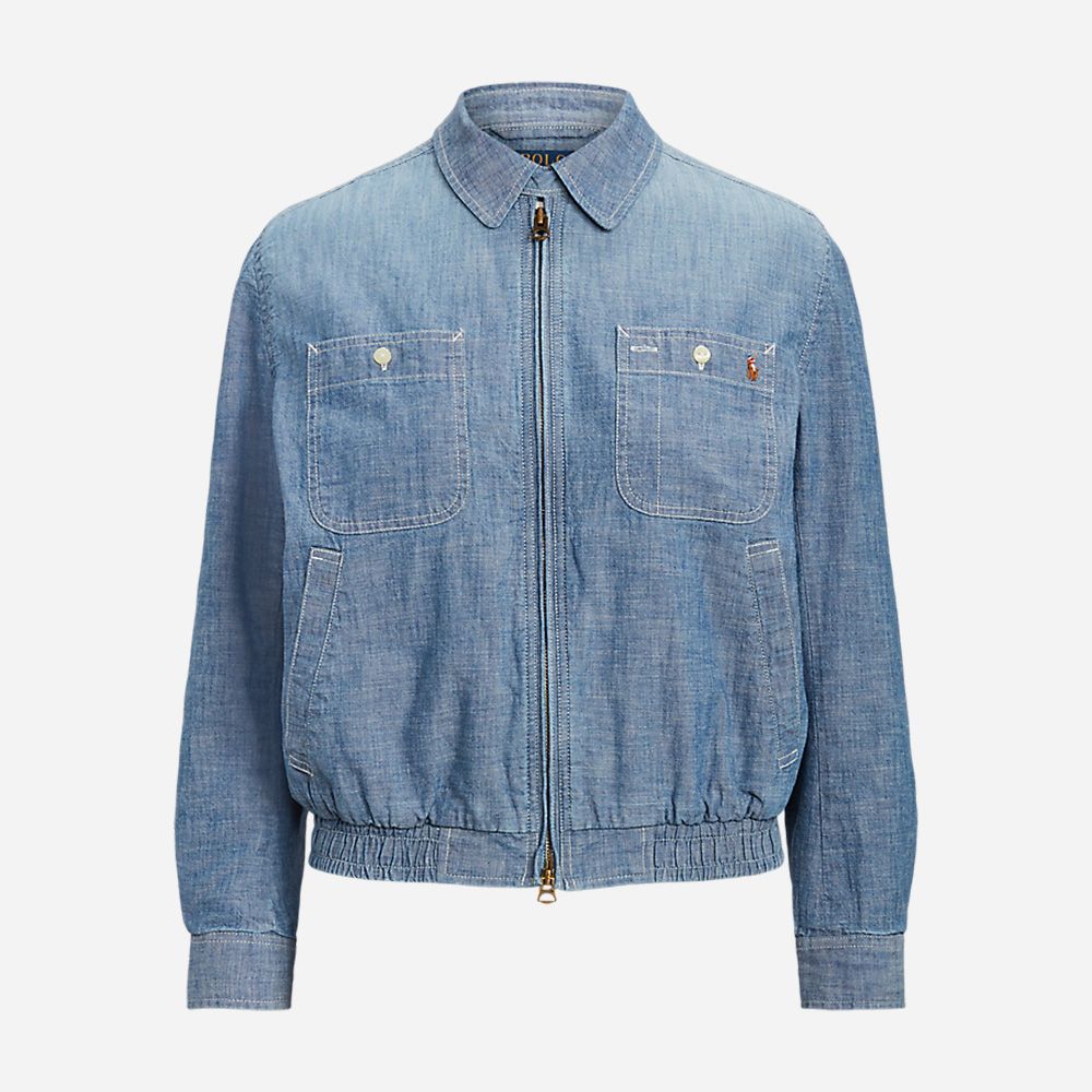 Wrkwr Wndbrk-Lined-Windbreaker Chambray