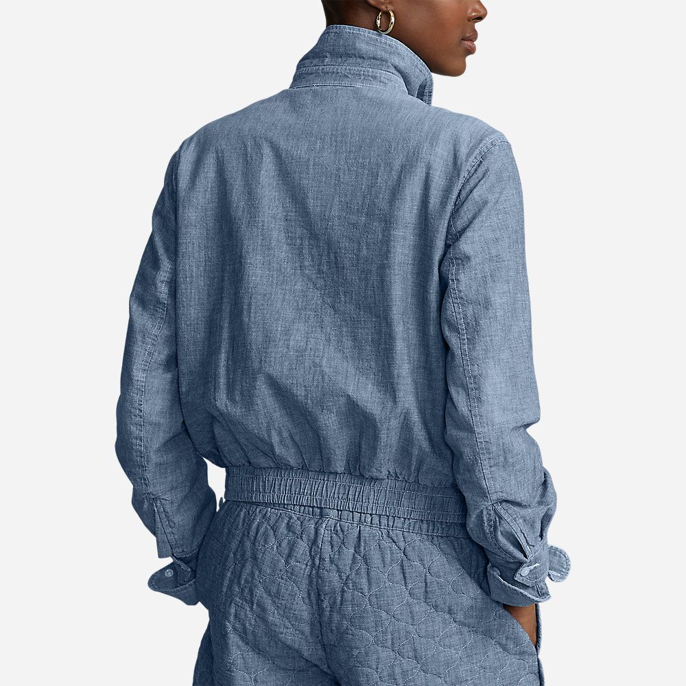 Wrkwr Wndbrk-Lined-Windbreaker Chambray