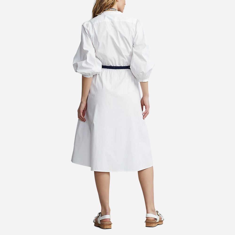 Ls Elie Dr-Long Sleeve-Day Dress White