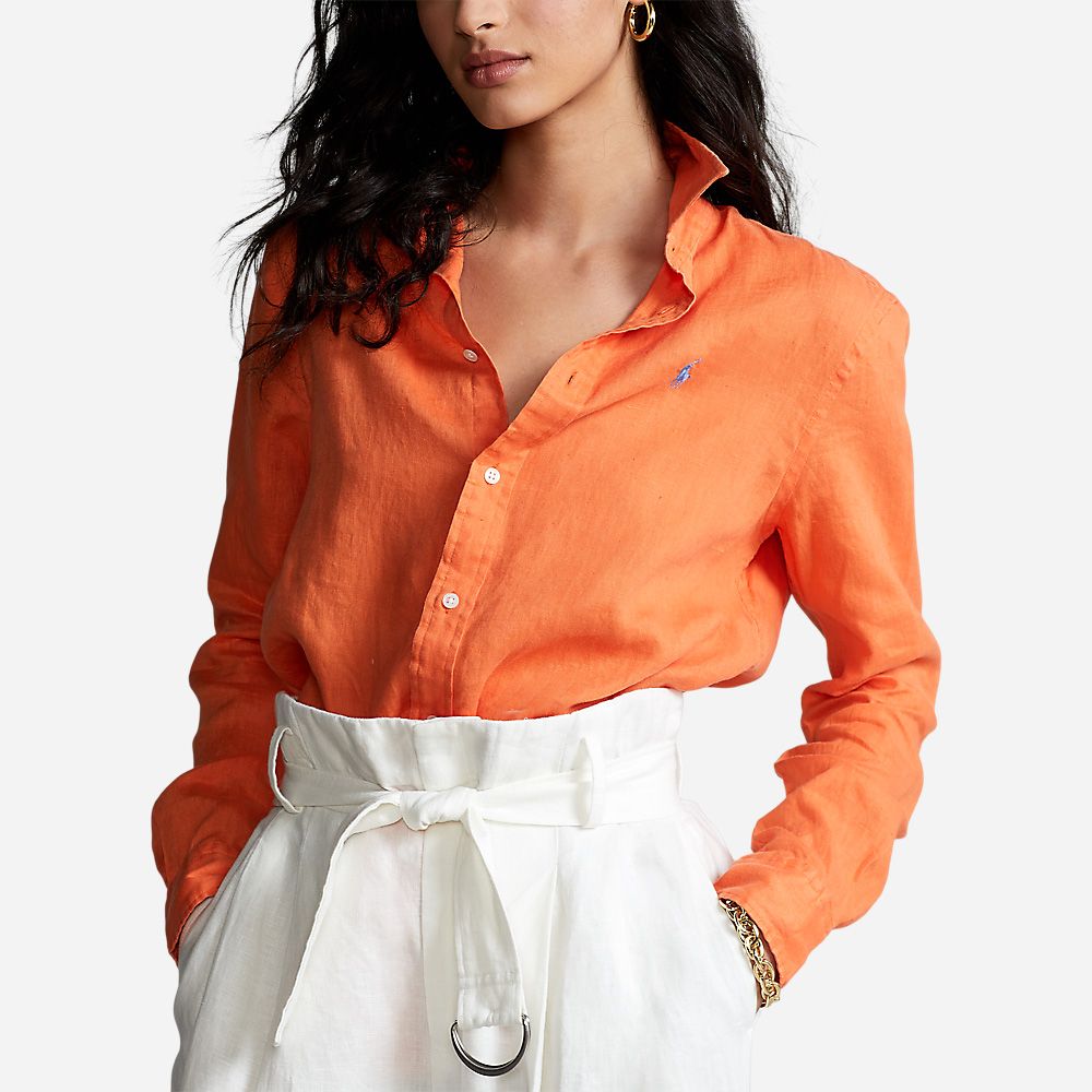 Ls Rx Anw St-Relaxed-Long Sleeve-Shirt May Orange