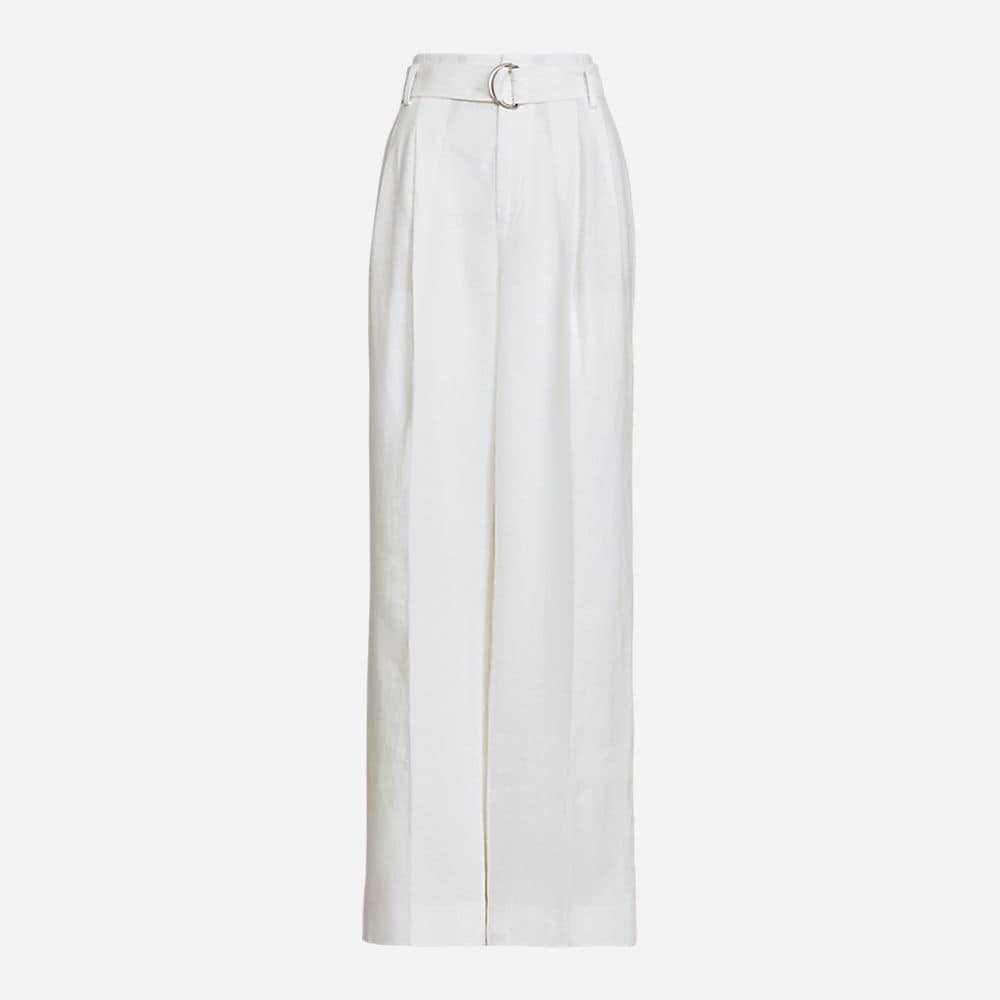 Evn Pt-Full Length-Flat Front White