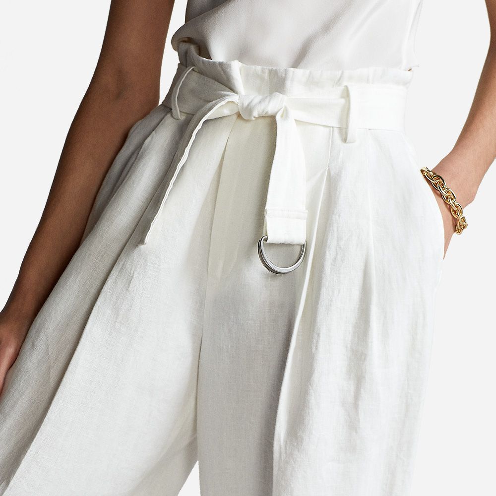 Evn Pt-Full Length-Flat Front White