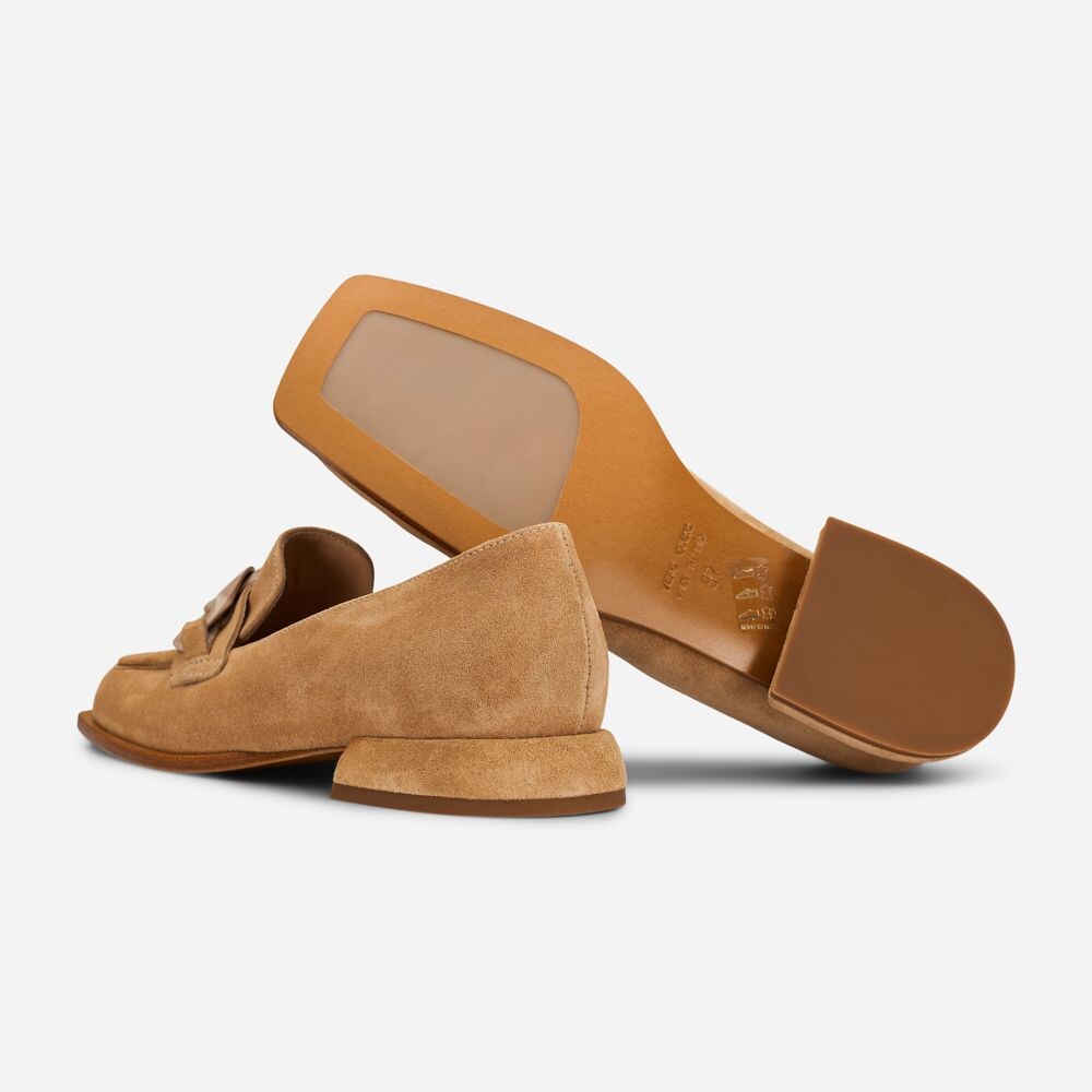 Shoes Velour Camel