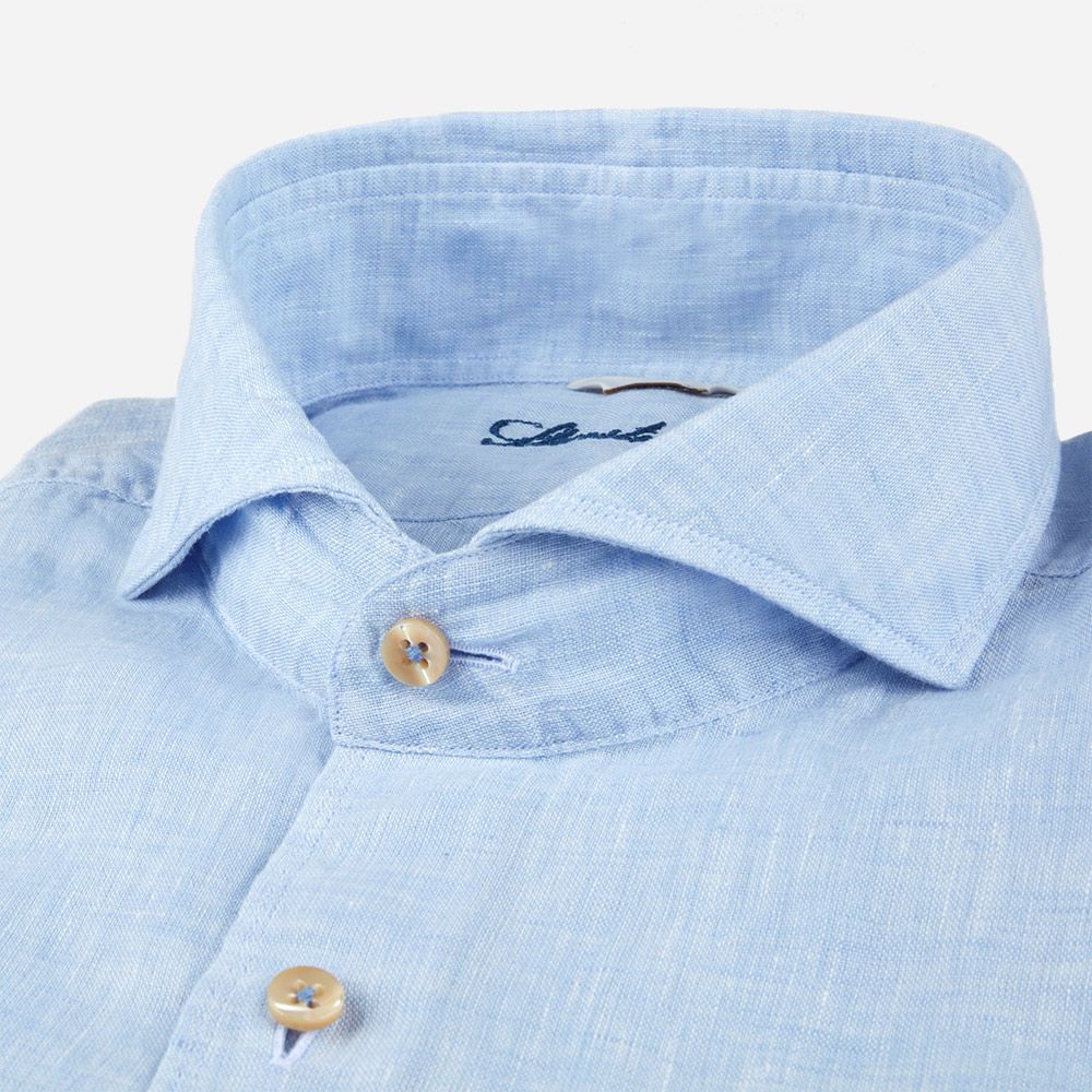 Fitted Body Short Sleeve Blå