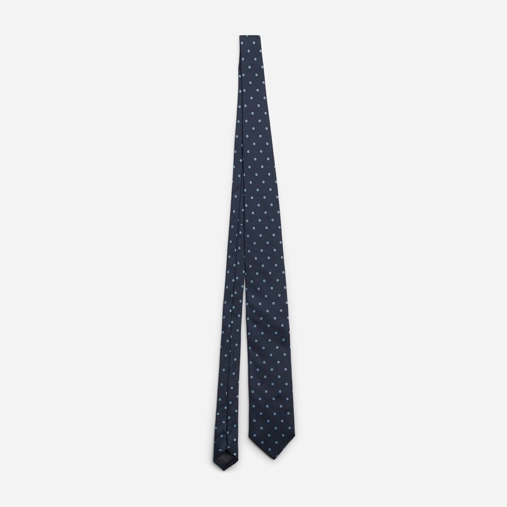 Tie 13 Blue/Light Blue Dots