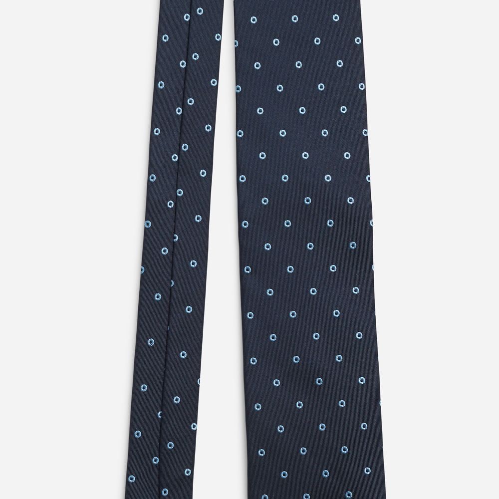 Tie 13 Blue/Light Blue Dots