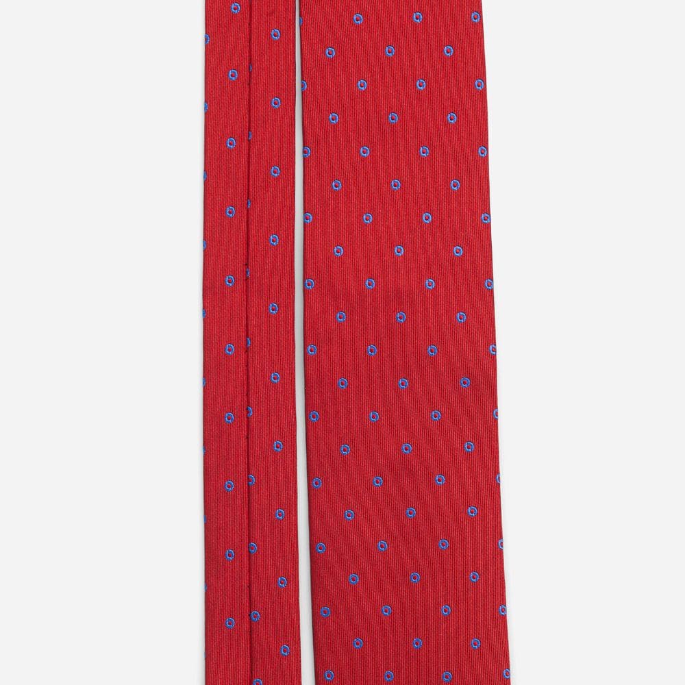Tie 7 Red/Blue Dots