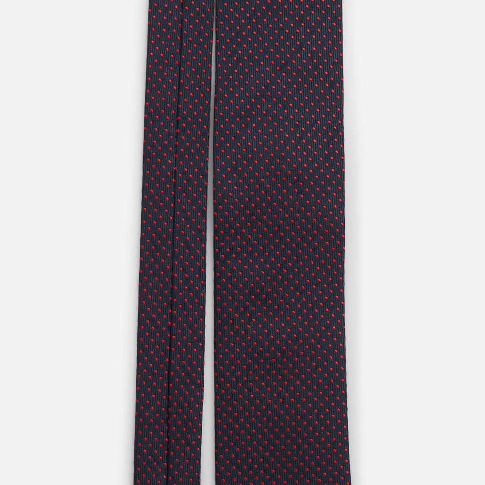 Tie 79 Blue/Red Small Dots