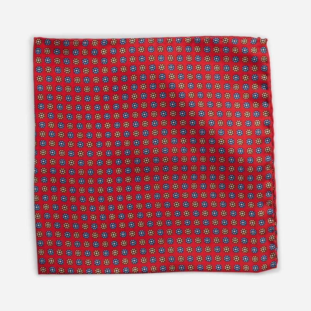 Hankys Silk - Red Flower