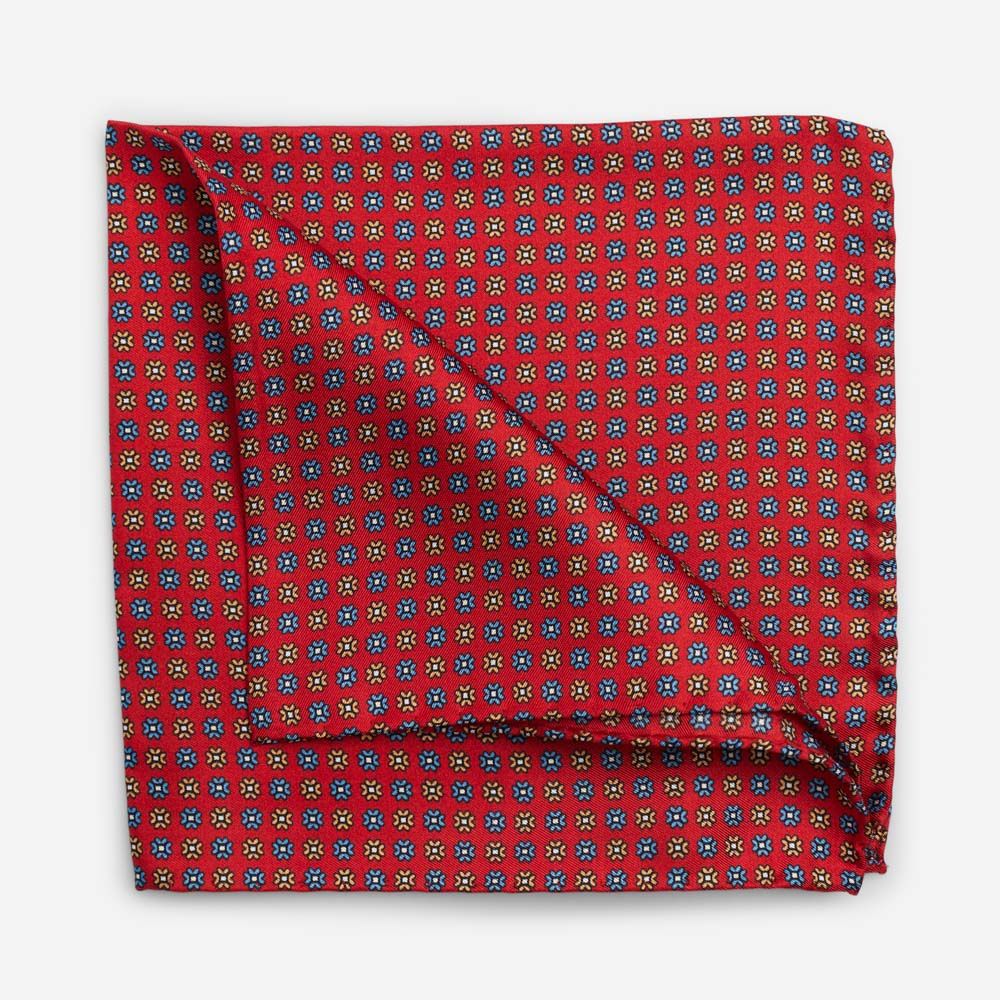 Hankys Silk - Red Flower