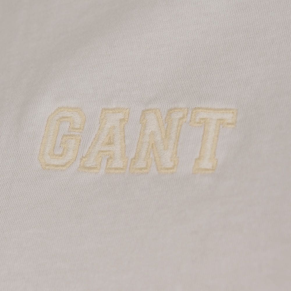 Gant Logo T-Shirt 110 Hvit
