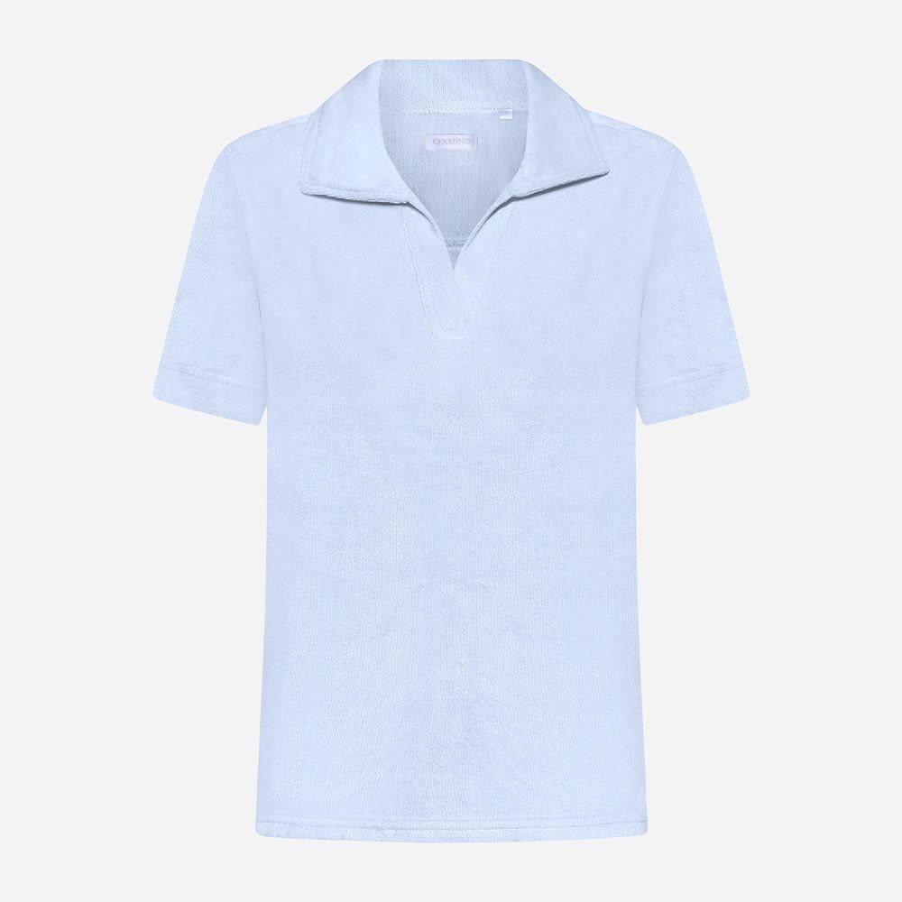Terry Polo SS Light Blue