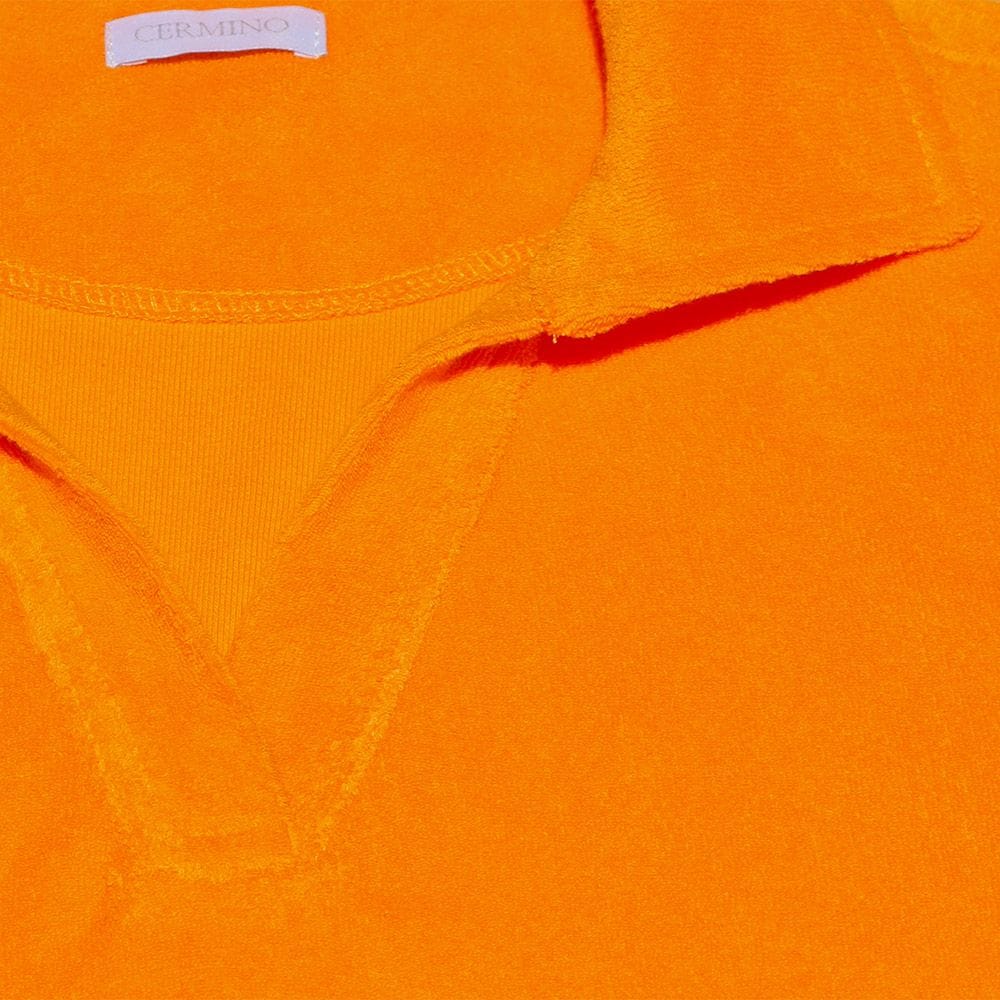 Terry Polo Ls 6 Orange