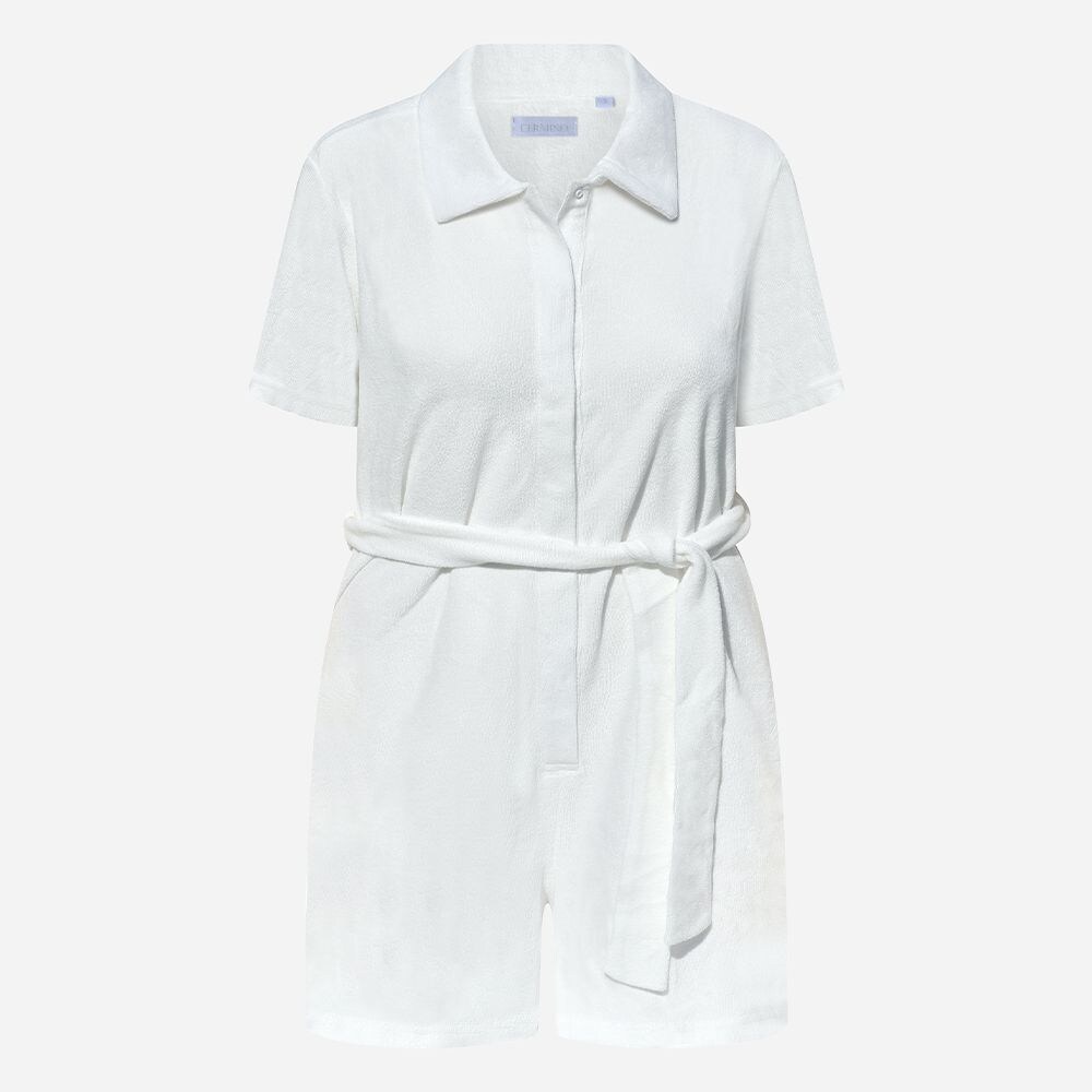 Terry Jumpsuit White