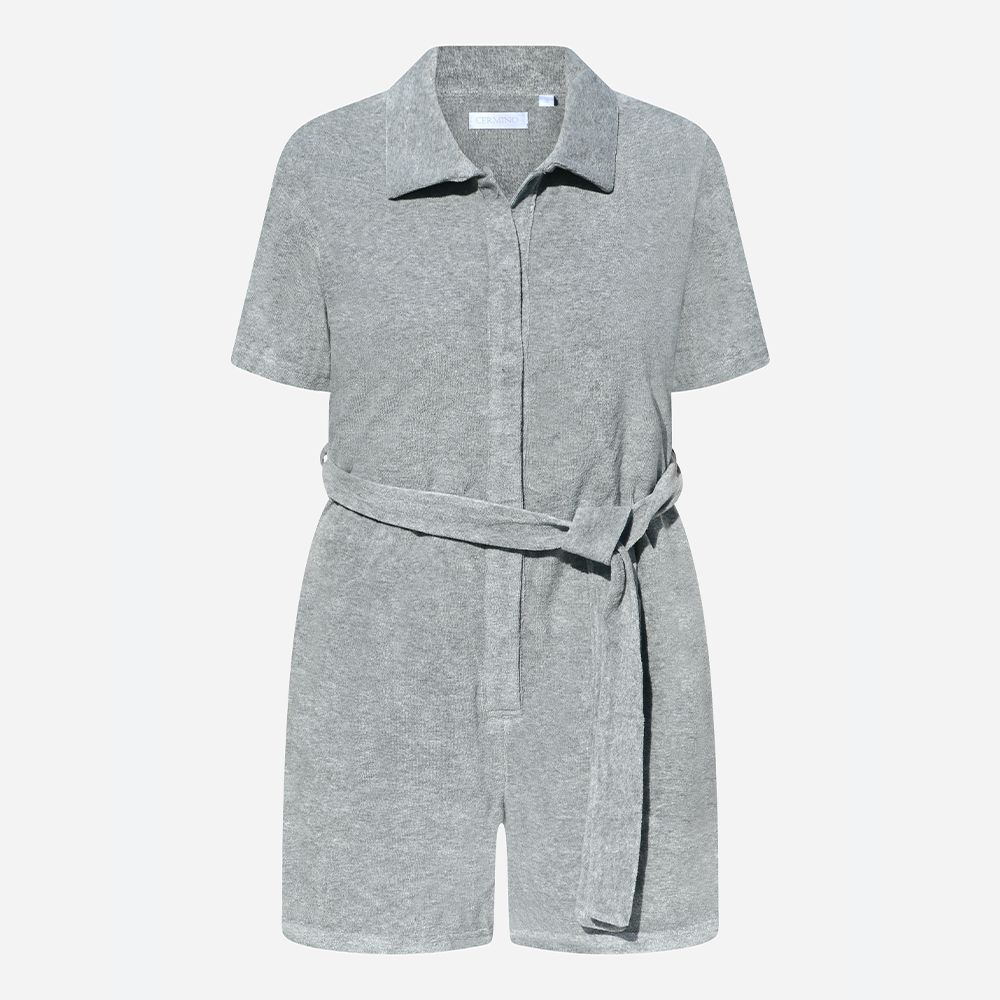 Terry Jumpsuit Light Grey