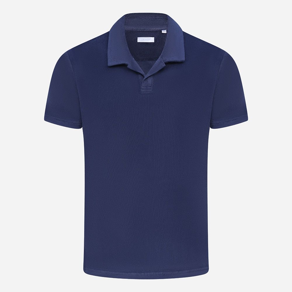 Terry Polo Ss Navy Blue