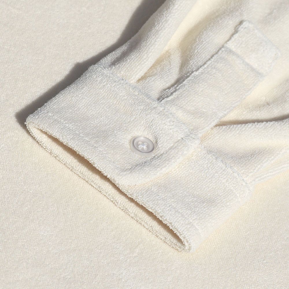 Terry Polo Ls Off White