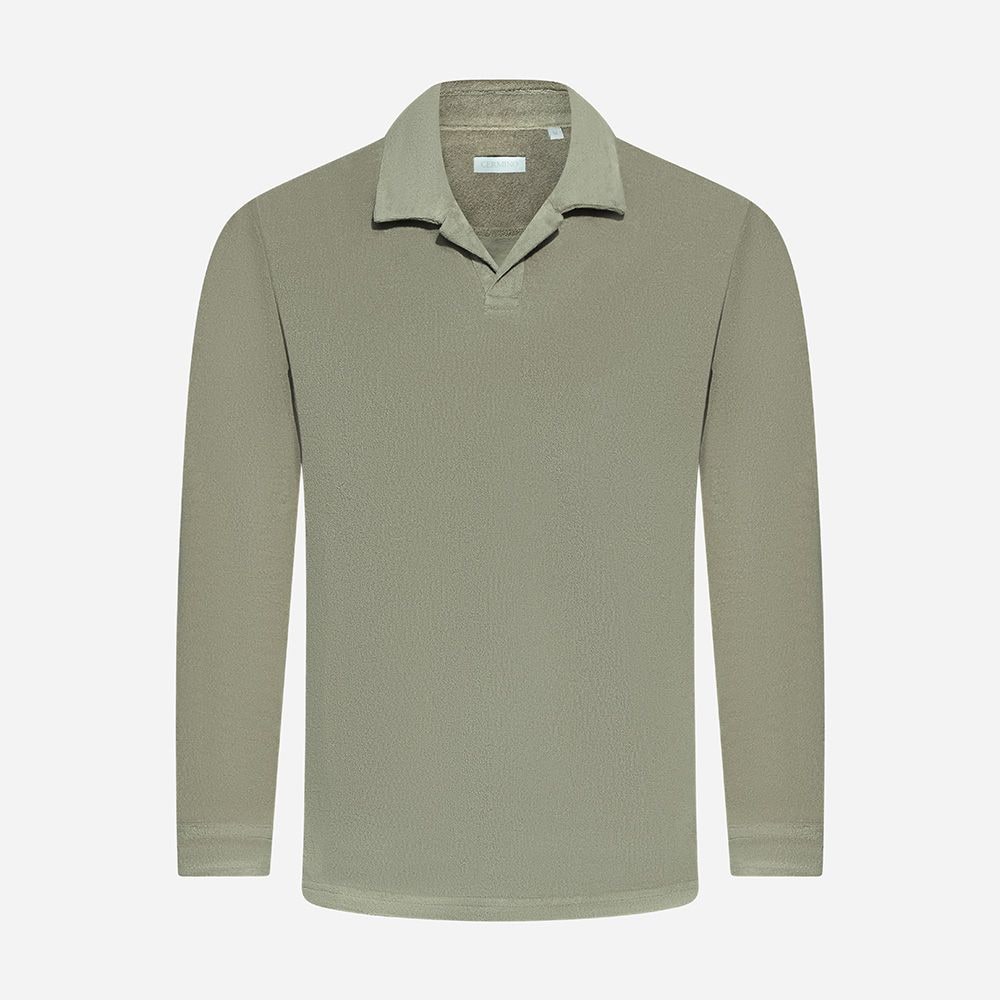 Terry Polo Ls Green