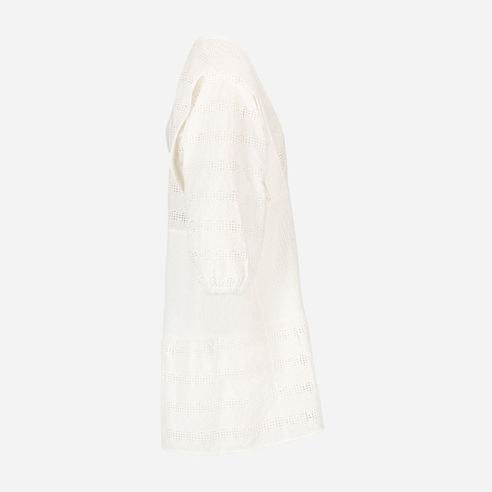Misa Broderie Dress 156 Milk White