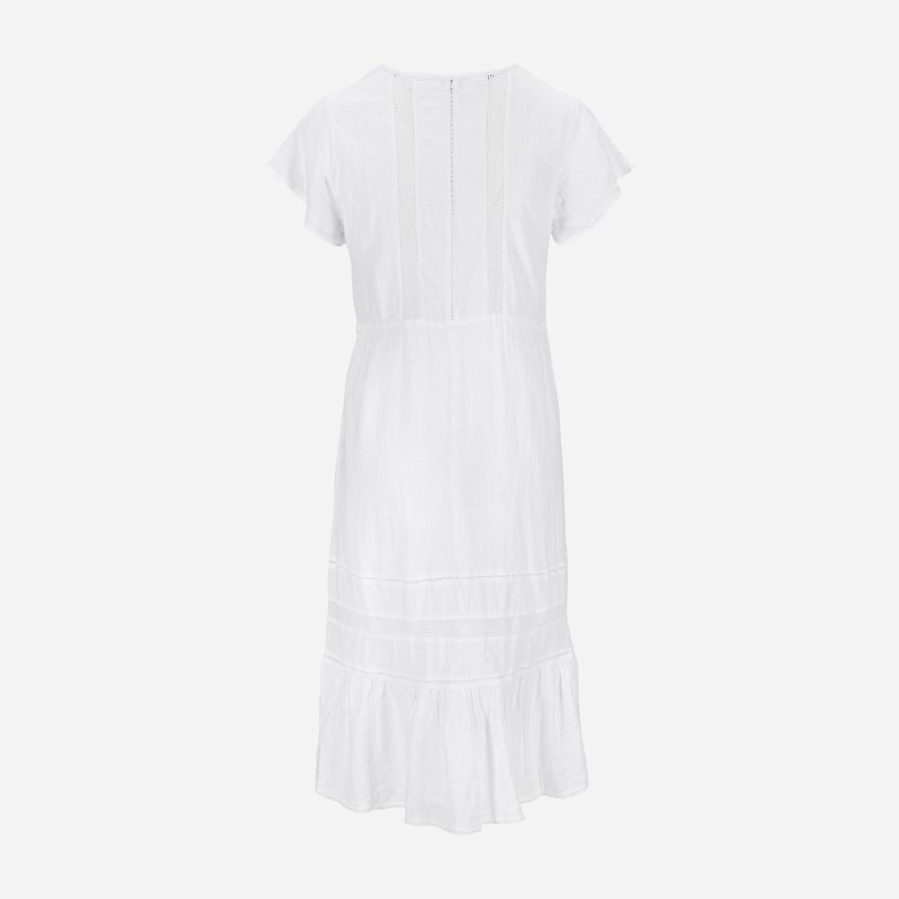 Kiki White Lace Detail