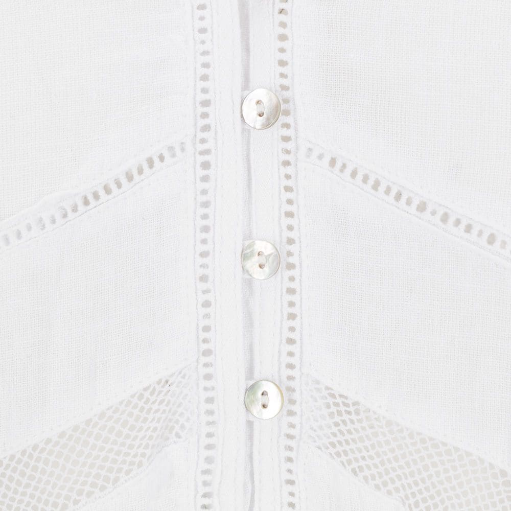 Kiki White Lace Detail
