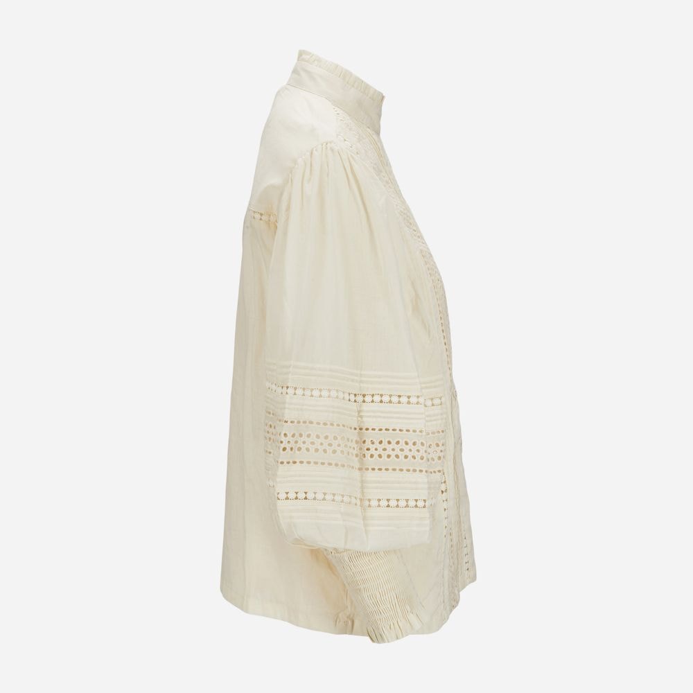 Mystical Embrodery Blouse Ivory