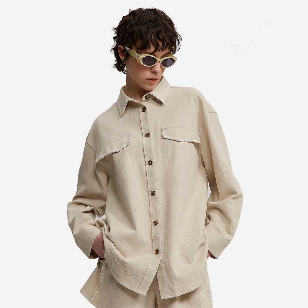 Dais Stitch Shirt Sand