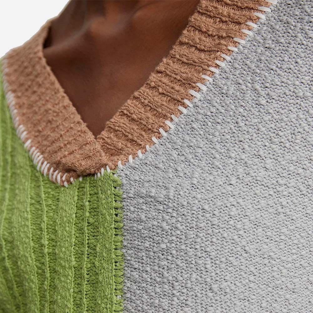 Hiet Knit Sweater Green Mix